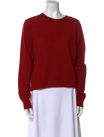 Pre-owned Reformation Cashmere Crew Neck Sweater W/ Tags In Red