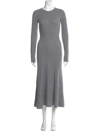 Pre-owned Reformation Cashmere Long Dress In Gray