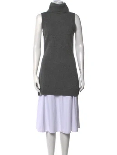Pre-owned Reformation Cashmere Long Dress In Grey