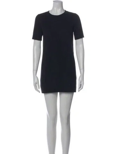 Pre-owned Reformation Cashmere Mini Dress In Black