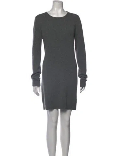 Pre-owned Reformation Cashmere Mini Dress In Gray