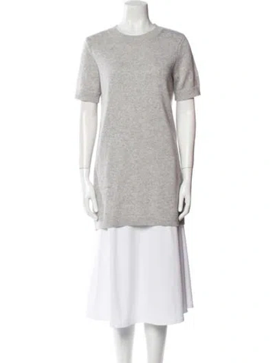 Pre-owned Reformation Cashmere Mini Dress In Neutral