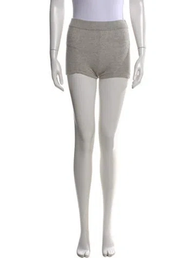 Pre-owned Reformation Cashmere Mini Shorts In Gray
