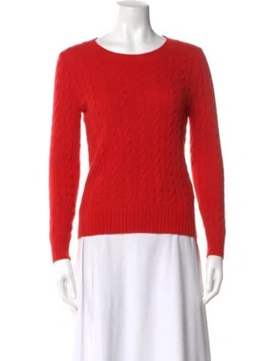 Pre-owned Reformation Cashmere Scoop Neck Sweater In Multi