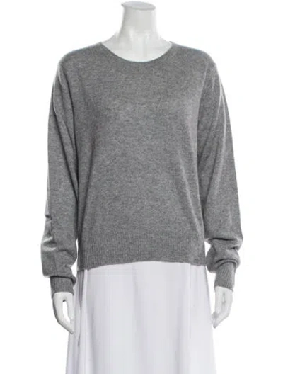 Pre-owned Reformation Cashmere Scoop Neck Sweater W/ Tags In Gray