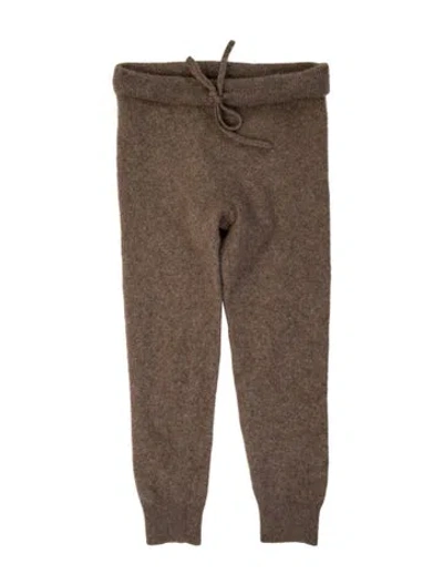 Pre-owned Reformation Cashmere Skinny Leg Pants In Brown