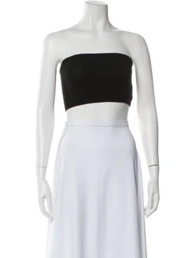 Pre-owned Reformation Cashmere Strapless Crop Top In Multi