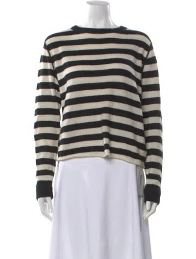 Pre-owned Reformation Cashmere Striped Sweater