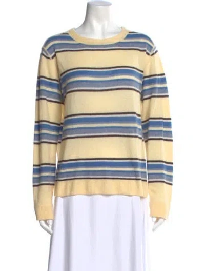 Pre-owned Reformation Cashmere Striped Sweater In Multi