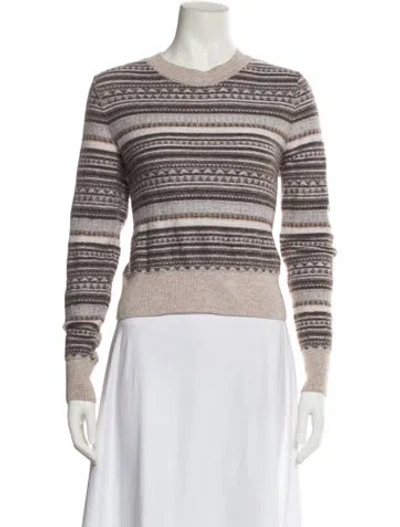Pre-owned Reformation Cashmere Striped Sweater In Multi