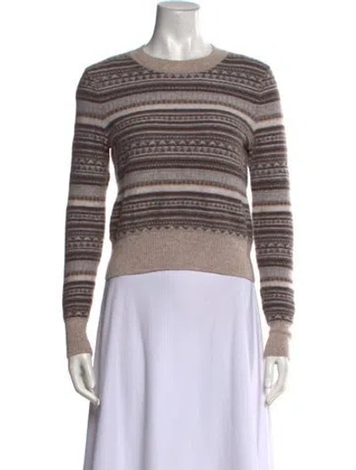 Pre-owned Reformation Cashmere Striped Sweater In Multi