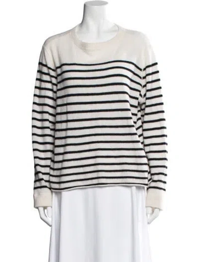 Pre-owned Reformation Cashmere Striped Sweater In Multi