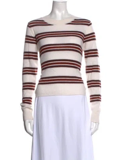 Pre-owned Reformation Cashmere Striped Sweater In Multicolor