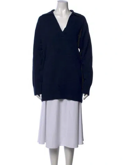 Pre-owned Reformation Cashmere Sweater In Blue