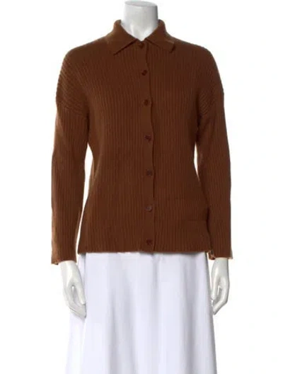 Pre-owned Reformation Cashmere Sweater In Brown