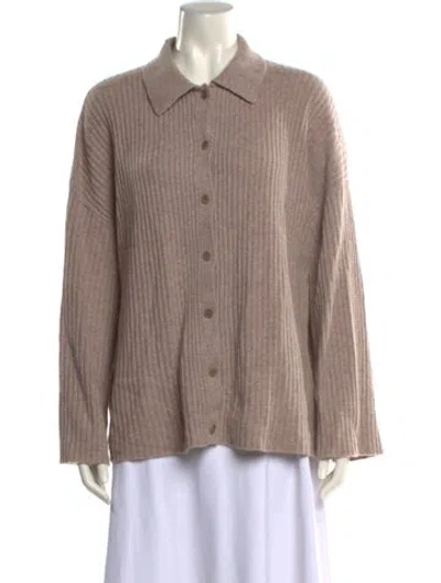 Pre-owned Reformation Cashmere Sweater In Brown