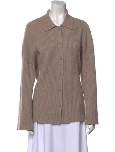 Pre-owned Reformation Cashmere Sweater In Brown