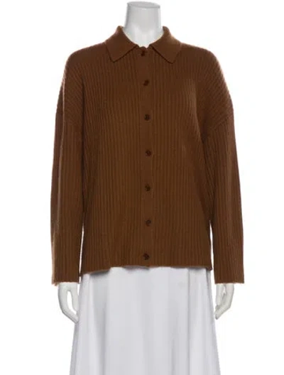 Pre-owned Reformation Cashmere Sweater In Brown