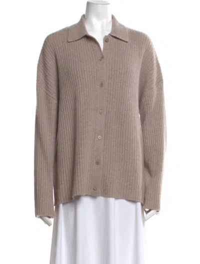 Pre-owned Reformation Cashmere Sweater In Brown
