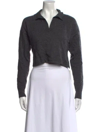 Pre-owned Reformation Cashmere Sweater In Gray