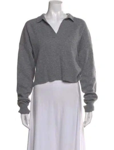 Pre-owned Reformation Cashmere Sweater In Gray
