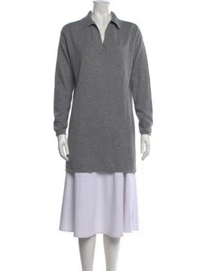 Pre-owned Reformation Cashmere Sweater In Gray