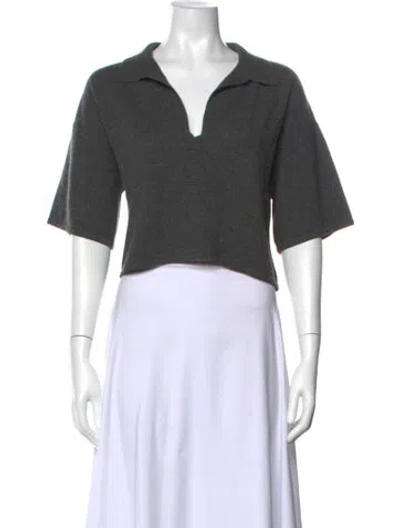 Pre-owned Reformation Cashmere Sweater In Gray