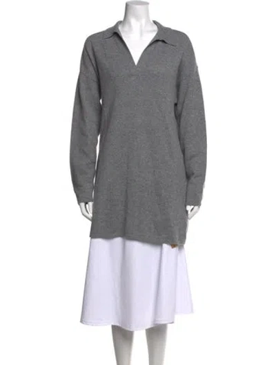 Pre-owned Reformation Cashmere Sweater In Gray