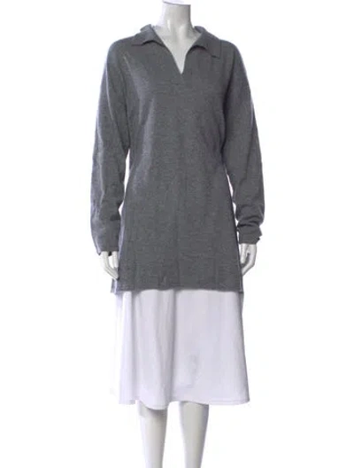 Pre-owned Reformation Cashmere Sweater In Gray