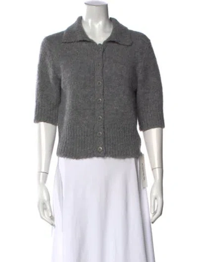 Pre-owned Reformation Cashmere Sweater In Gray