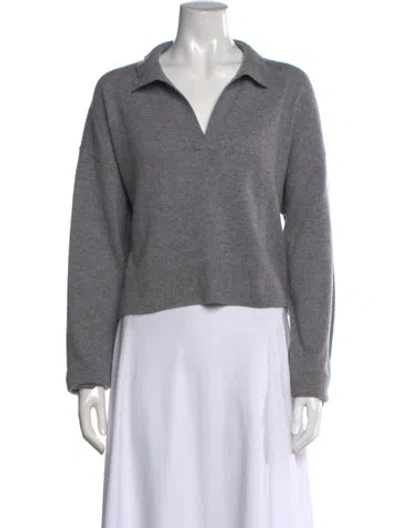 Pre-owned Reformation Cashmere Sweater In Grey
