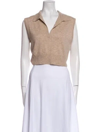 Pre-owned Reformation Cashmere Sweater In Neutral