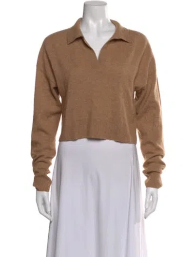 Pre-owned Reformation Cashmere Sweater In Neutral