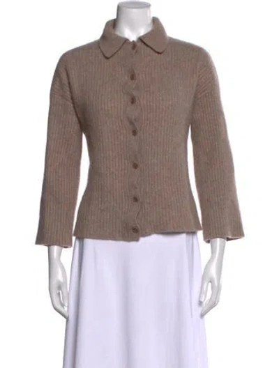 Pre-owned Reformation Cashmere Sweater In Neutral
