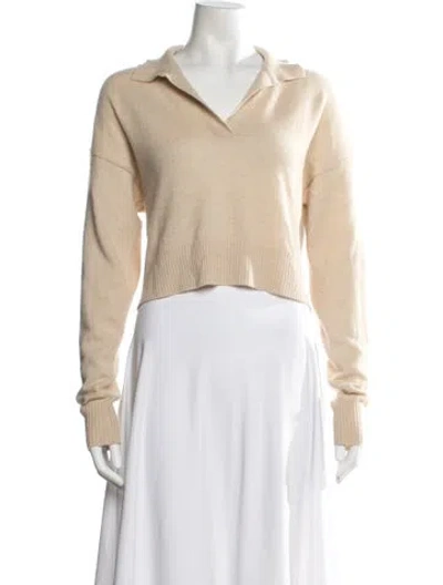 Pre-owned Reformation Cashmere Sweater In Neutral