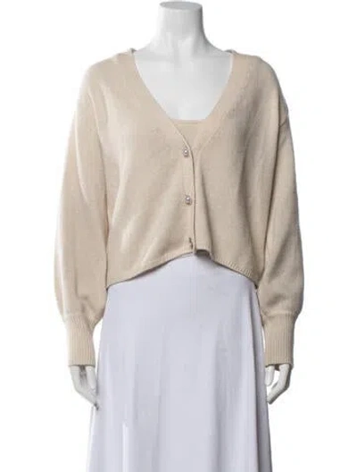 Pre-owned Reformation Cashmere Sweater In Neutrals