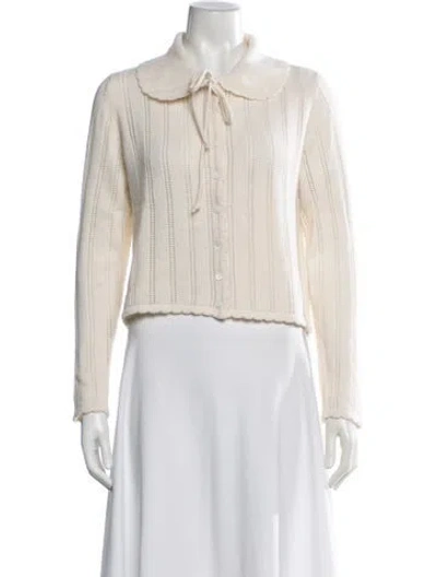 Pre-owned Reformation Cashmere Sweater In Neutrals