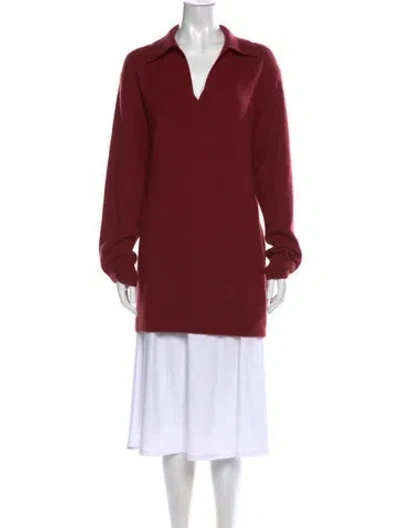 Pre-owned Reformation Cashmere Sweater In Red