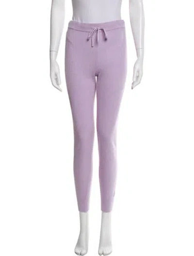 Pre-owned Reformation Cashmere Sweatpants In Purple