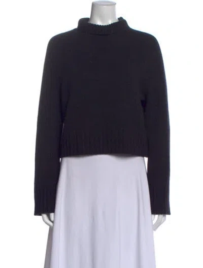 Pre-owned Reformation Cashmere Turtleneck Sweater In Black