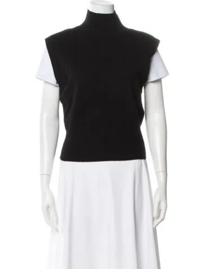 Pre-owned Reformation Cashmere Turtleneck Sweater In Black