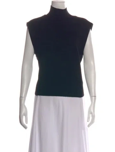 Pre-owned Reformation Cashmere Turtleneck Sweater In Black