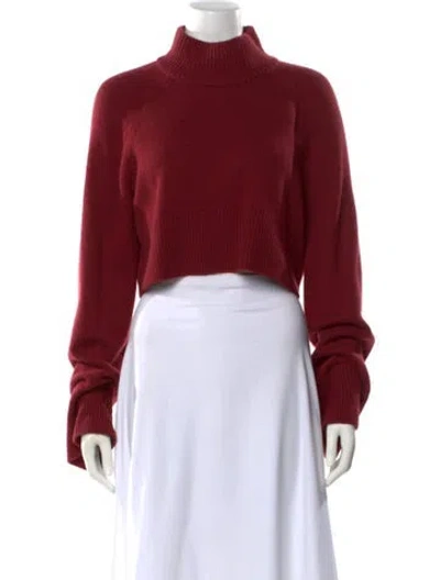 Pre-owned Reformation Cashmere Turtleneck Sweater In Brown