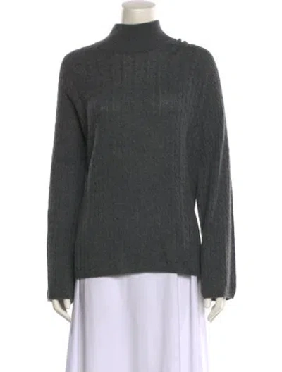 Pre-owned Reformation Cashmere Turtleneck Sweater W/ Tags In Gray