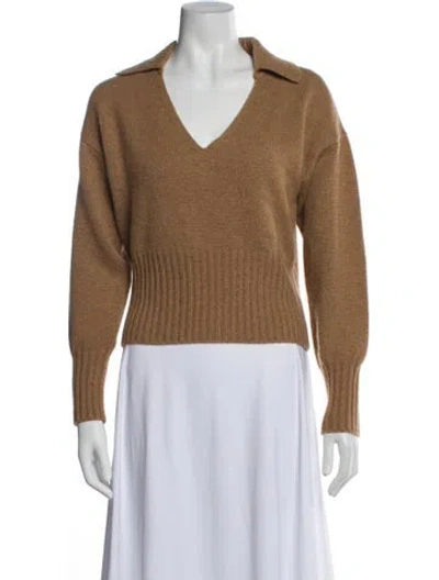 Pre-owned Reformation Cashmere V-neck Sweater In Multi