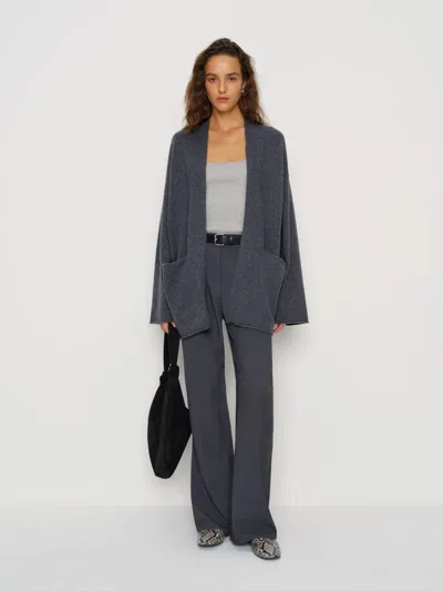 Reformation Casper Cashmere Cardigan In Gray