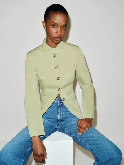 Reformation Caspia Jacket Green Large