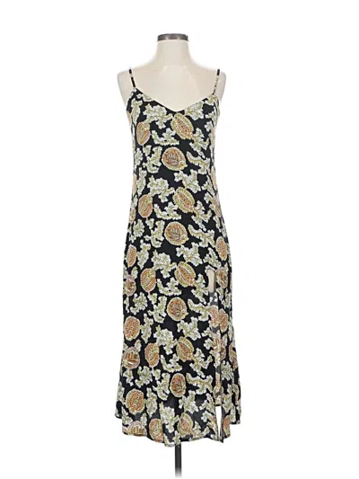 Pre-owned Reformation Casual Dress In Black