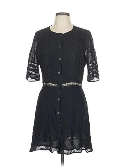 Pre-owned Reformation Casual Dress In Black