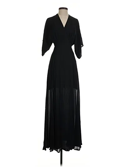 Pre-owned Reformation Casual Dress In Black